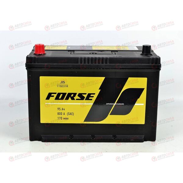 Аккумулятор 95VL FORSE ASIA (L+) (1) SMF (пт 800)(302х172х220) 2020 год КОРЕЯ, изображение 2