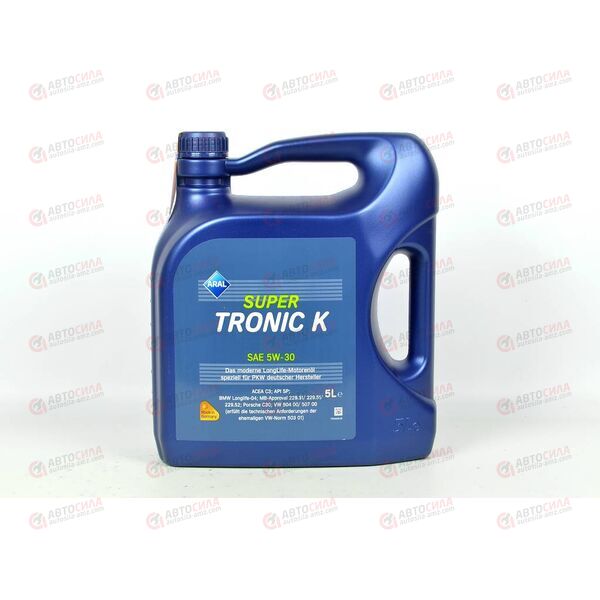 Масло ДВС ARAL 5W30 C3 Super Tronic K LL-III (VW 504/507.00) 5 л, Емкость: 5 л, изображение 2