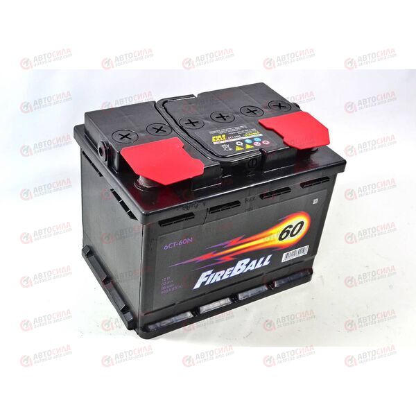 Аккумулятор 60VL FIRE BALL (L+) (1) (пт 510)(242х175х190) 2020 год, изображение 3