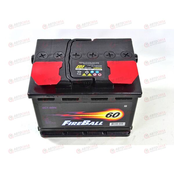 Аккумулятор 60VL FIRE BALL (L+) (1) (пт 510)(242х175х190) 2020 год, изображение 4