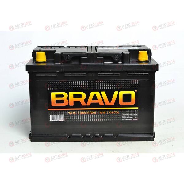 Аккумулятор 74VL BRAVO (L+) (1) (пт 650)(278х175х190) 2020 год, изображение 2