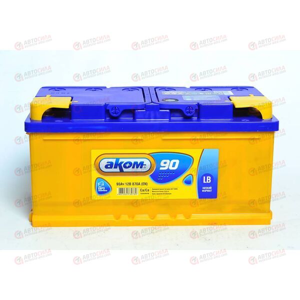 Аккумулятор 90VL АКОМ (R+) (0) (низ) (пт 870)(353х175х175) 2021 год, изображение 2