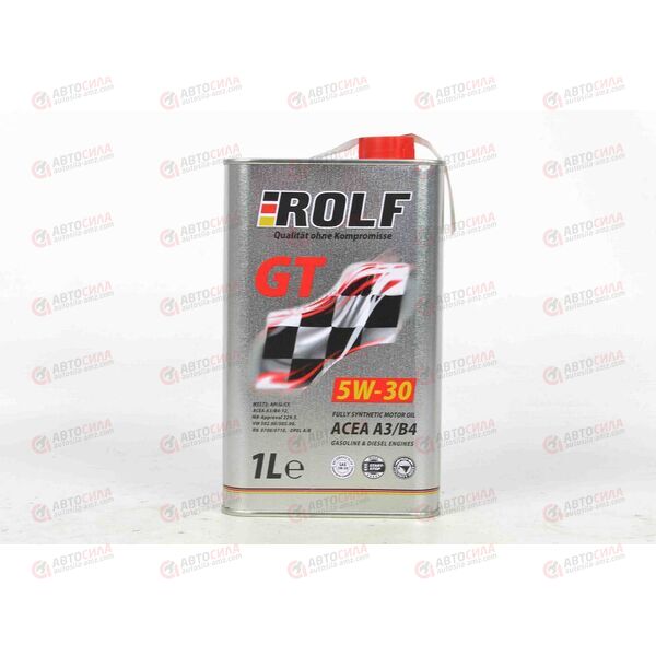 Масло ДВС ROLF 5W30 ACEA A3/B4 GT 1 л, Емкость: 1 л., изображение 2