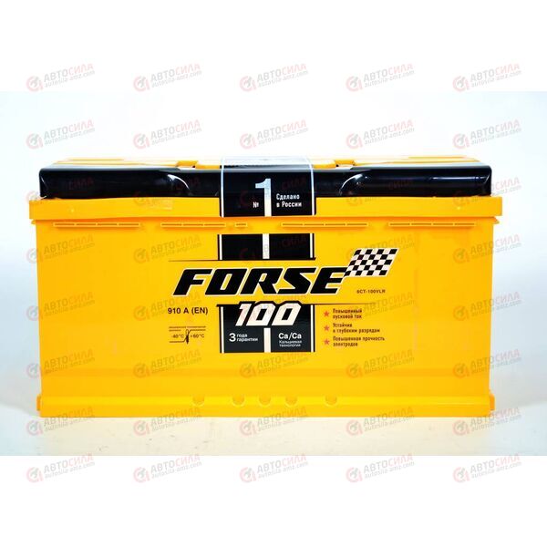 Аккумулятор 100VL FORSE (R+) (0) (пт 910)(353х175х190) 2021 год, изображение 2