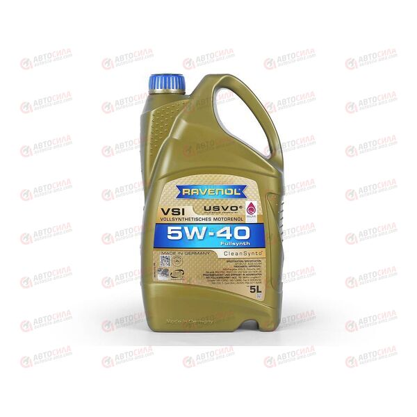 Масло ДВС RAVENOL 5W40 VSI SAE 5 л, Емкость: 5 л, изображение 2