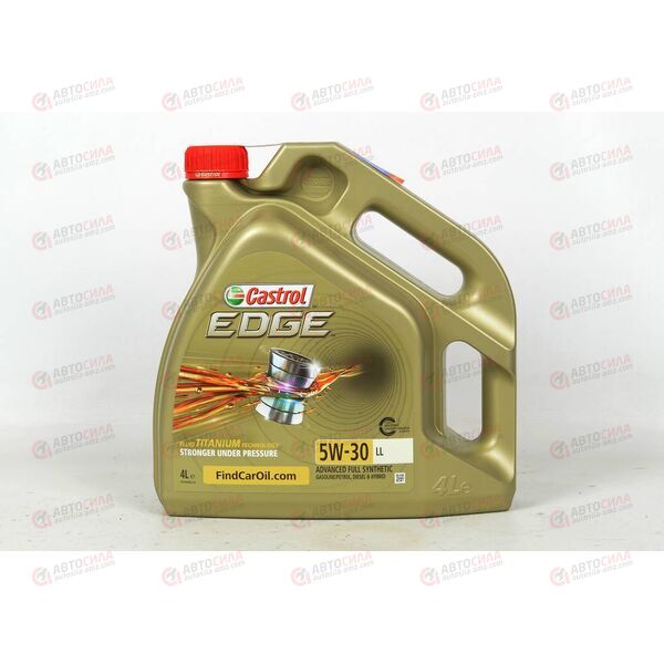 Масло ДВС Castrol 5W30 Edge LL FST C3 4 л, изображение 2