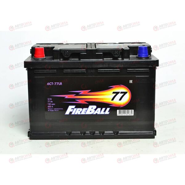 Аккумулятор 77VL FIRE BALL (L+) (1) (пт 670)(276х175х190) 2021 год, изображение 2