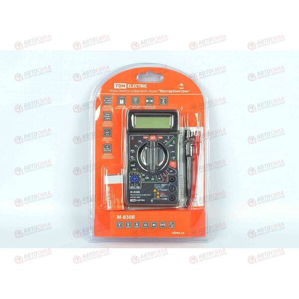 Мультиметр M 830В цифровой МастерЭлектрик TDM, изображение 3
