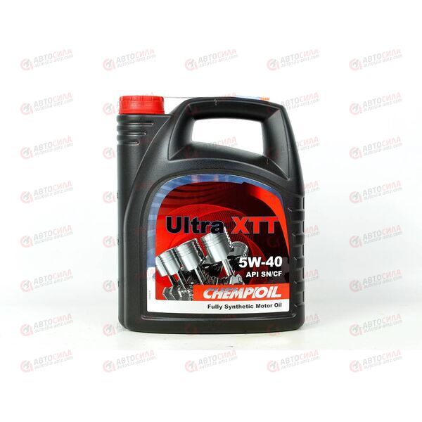 Масло ДВС Chempioil 5W40 SN/CF Ultra XTT 4 л (4 шт), изображение 2