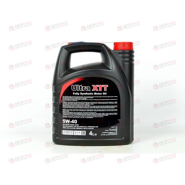 Масло ДВС Chempioil 5W40 SN/CF Ultra XTT 4 л (4 шт), изображение 3