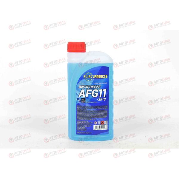 Антифриз EUROFREEZE AFG11 - 35 град (СИНИЙ) 1 л РАСПРОДАЖА, изображение 2