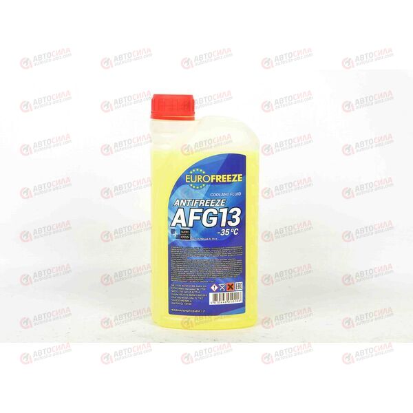 Антифриз EUROFREEZE AFG13 - 35 град (ЖЕЛТЫЙ) 1 л, изображение 2