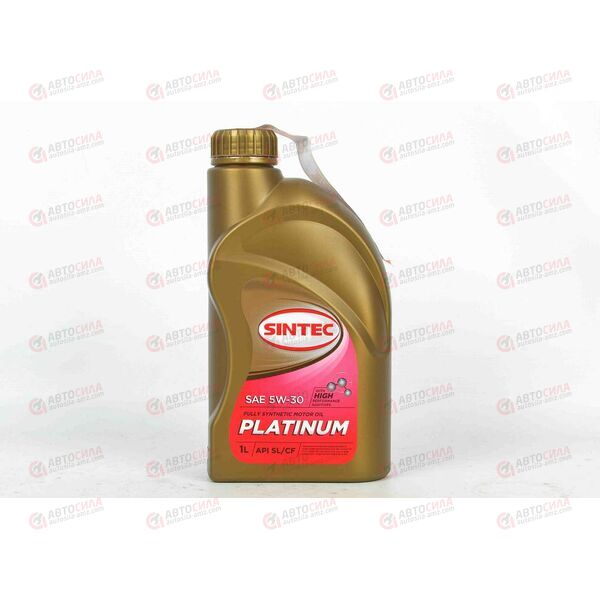 Масло ДВС SINTEC 5W30 SL/CF Platinum 1 л, изображение 2