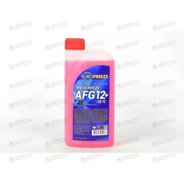 Антифриз EUROFREEZE AFG12+ - 35 град (КРАСНЫЙ) 1 л, изображение 2