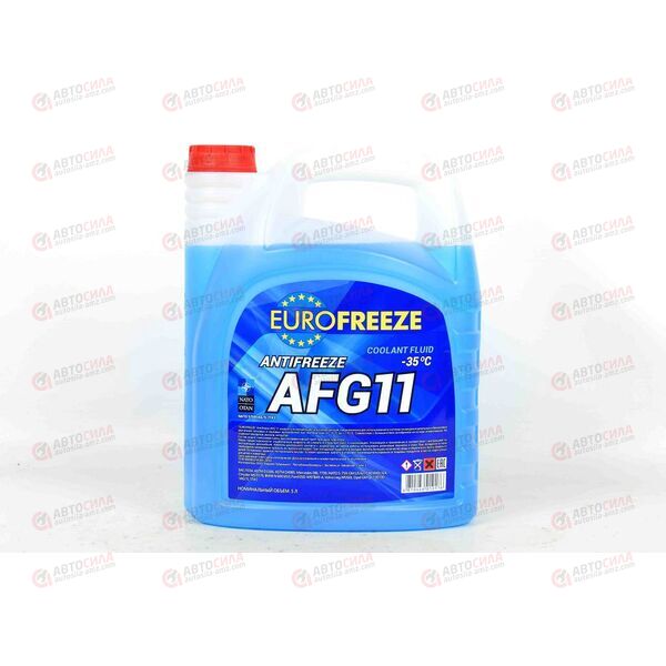 Антифриз EUROFREEZE AFG11 - 35 град (СИНИЙ) 5 л, изображение 2