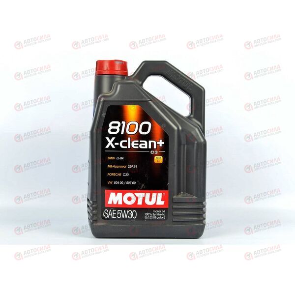 Масло ДВС Motul 5W30 X-clean + 8100 5 л, Емкость: 5 л, изображение 2