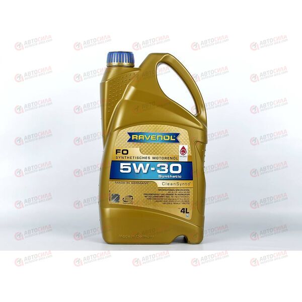 Масло ДВС RAVENOL 5W30 FO SAE 4 л, Емкость: 4 л, изображение 2