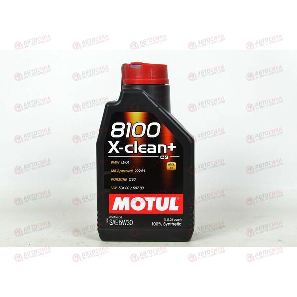 Масло ДВС Motul 5W30 X-clean 8100 C3 1 л, Емкость: 1 л., изображение 2