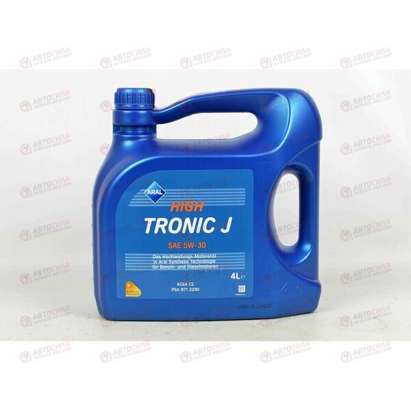 Масло ДВС ARAL 5W30 SN/CF High-Tronic J 4 л, Емкость: 4 л, изображение 2