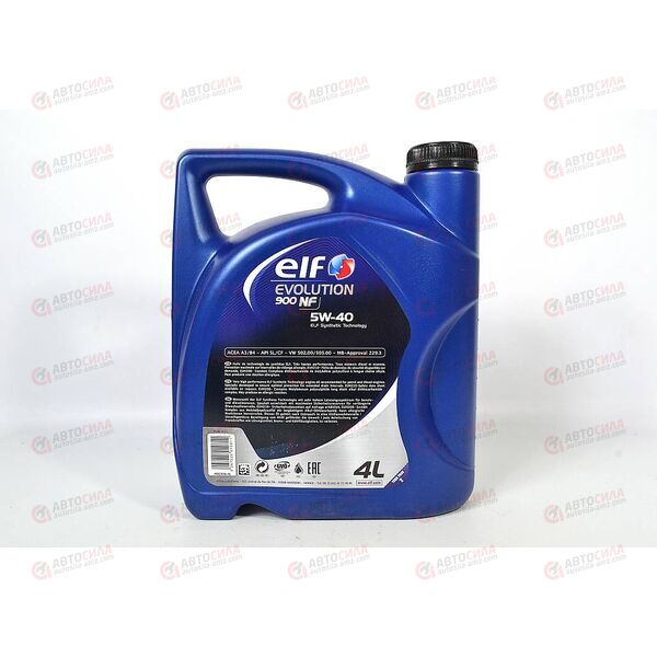 Масло ДВС ELF 5W40 NF Evolution SL/CF 4 л, Емкость: 4 л, изображение 3