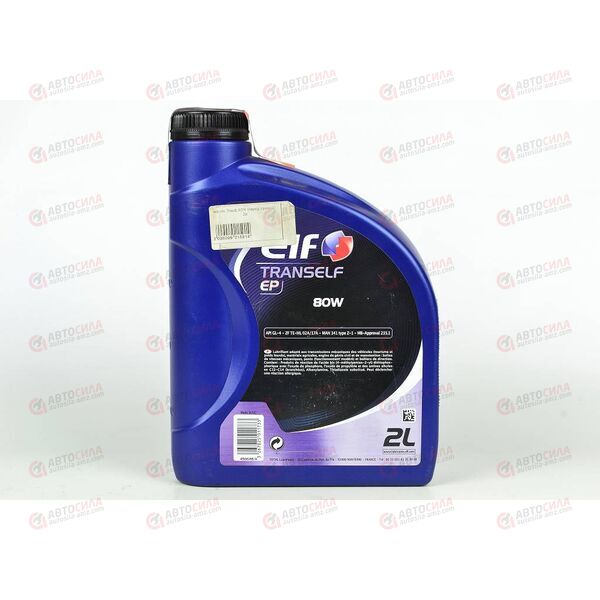 Масло КПП ELF 80W GL-4 Tranself EP 2 л, изображение 3
