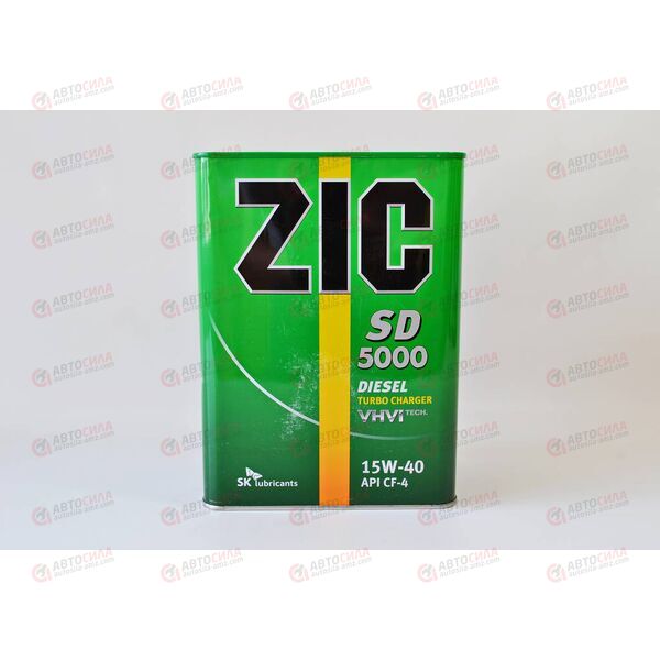 Масло ДВС ZIC 15W40 SD 5000 4 л, Емкость: 4 л, изображение 2