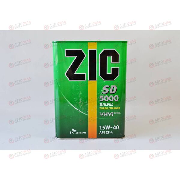 Масло ДВС ZIC 15W40 SD 5000 6 л, Емкость: 6 л, изображение 2