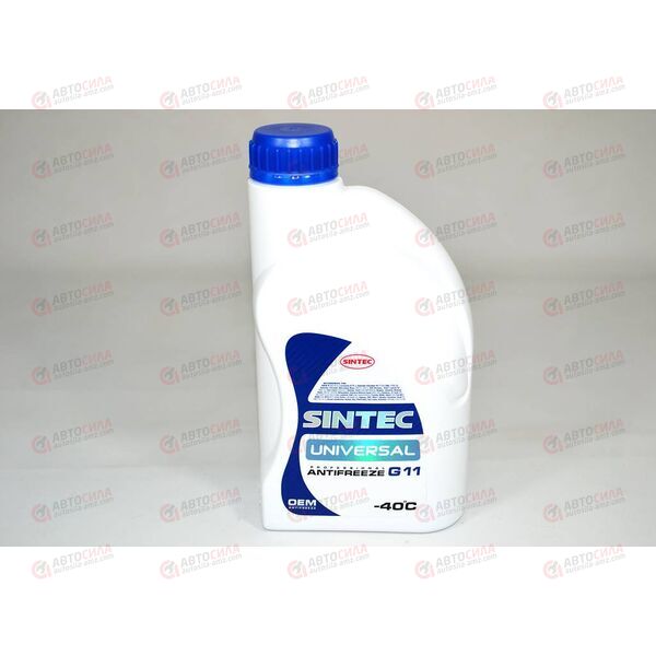 Антифриз SINTEC - 40 град (синий) UNIVERSAL G11 1 кг (12 шт), изображение 2