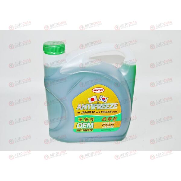 Антифриз SINTEC - 40 град (зеленый) OEM for JAPANESE and KOREAN cars 5 кг, изображение 2
