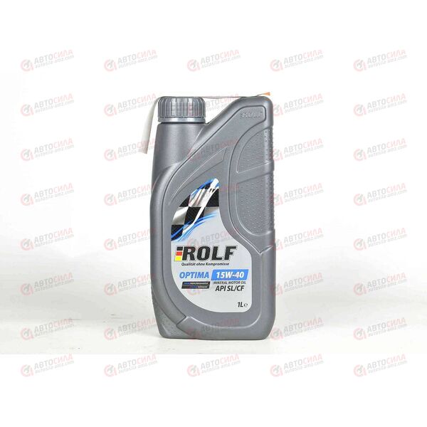 Масло ДВС ROLF 15W40 SL/CF Optima 1 л Пластик, Емкость: 1 л., изображение 2
