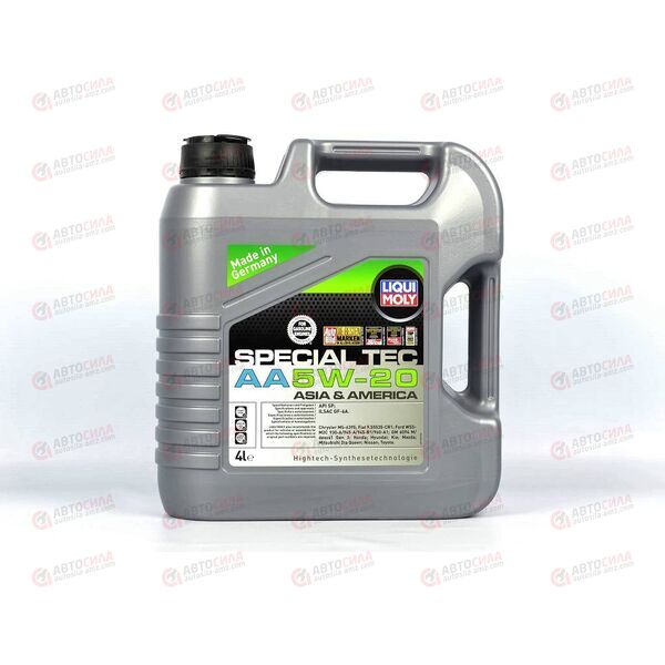 Масло ДВС LIQUI MOLY 5W20 Special Tec AA SP GF-6A 4 л, Емкость: 4 л, изображение 2