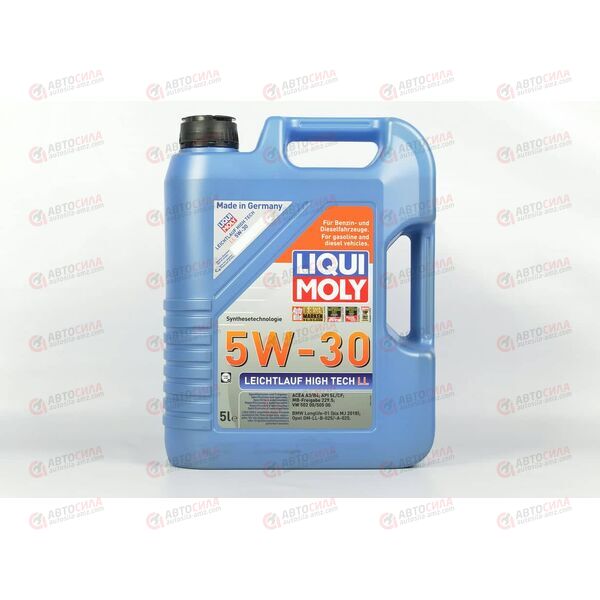 Масло ДВС LIQUI MOLY 5W30 Leichtlauf High Tech LL CF/SL 5 л, изображение 2