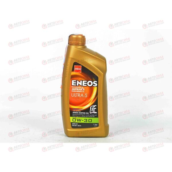 Масло ДВС Eneos 0W30 Ultra S C2 1 л, изображение 2