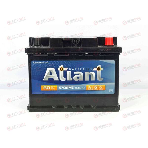 Аккумулятор 60VL ATLANT (R+) (0) (пт 520)(242х175х190) 2022 год, изображение 2