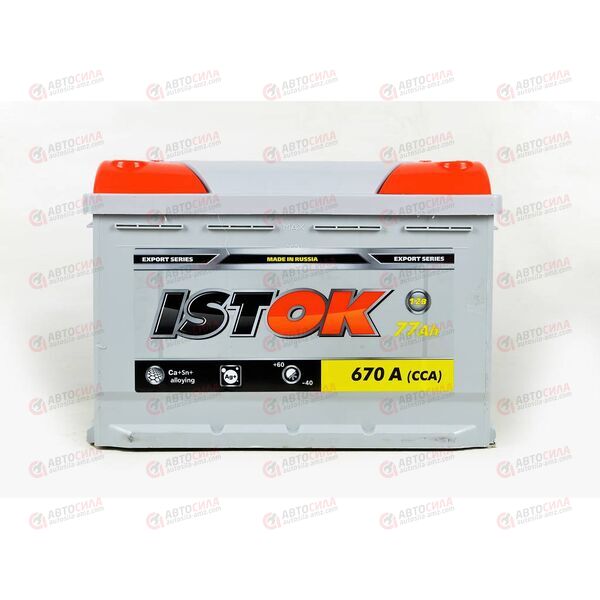 Аккумулятор 77VL ISTOK (R+) (0) (пт 670)(278х175х190) 2022 год, изображение 2