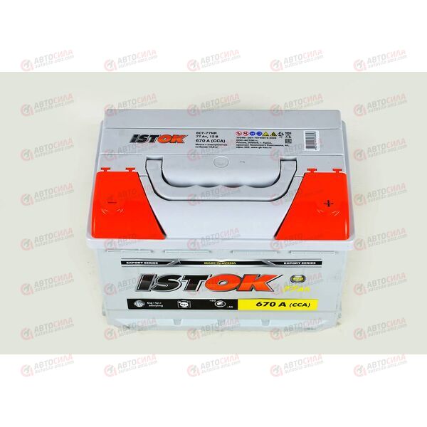Аккумулятор 77VL ISTOK (R+) (0) (пт 670)(278х175х190) 2022 год, изображение 3