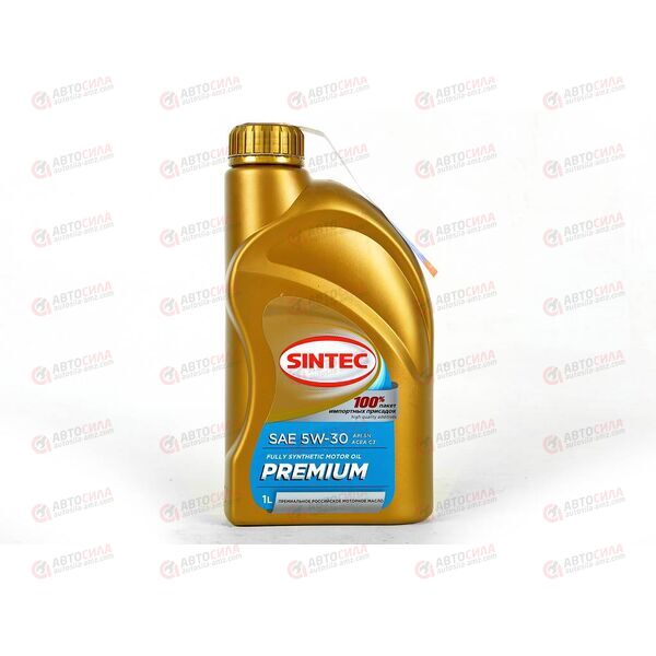 Масло ДВС SINTEC 5W30 SN СЗ DPF PREMIUM 1 л (12 шт), изображение 2