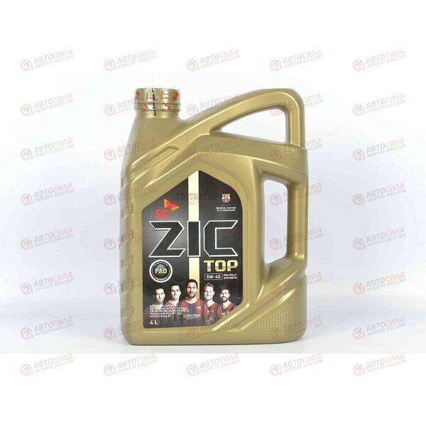 Масло ДВС ZIC 5W40 SN/CF TOP 4 л, изображение 2