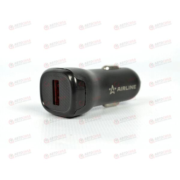 Адаптер автомобильный в прикуриватель (1хUSB QC 3.0) 12/24В AIRLINE, изображение 3