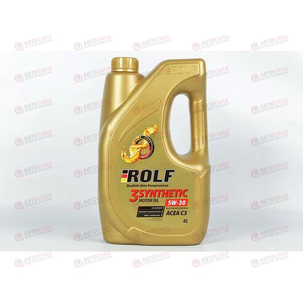 Масло ДВС ROLF 5W30 C3 VW504/507 DPF 3-SYNTHETIC Пластик 4 л (4 шт) РАСПРОДАЖА, изображение 2