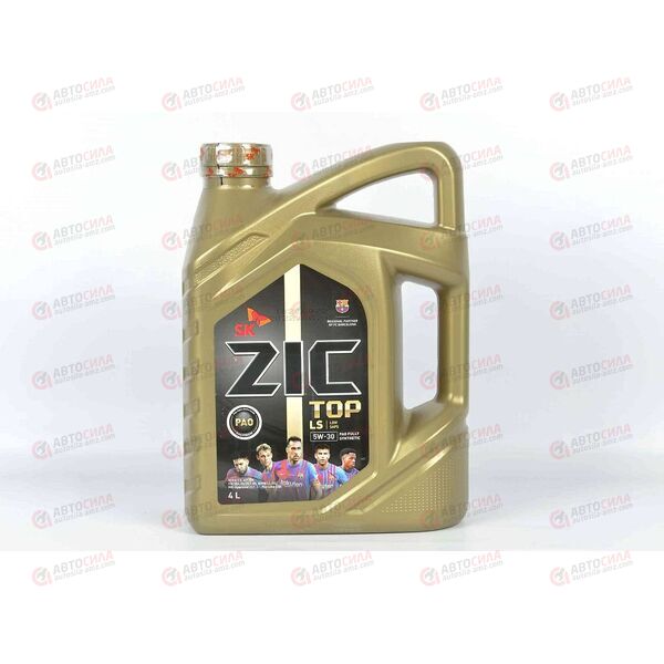 Масло ДВС ZIC 5W30 TOP С3 VW 504.00/507.00 4 л, изображение 2