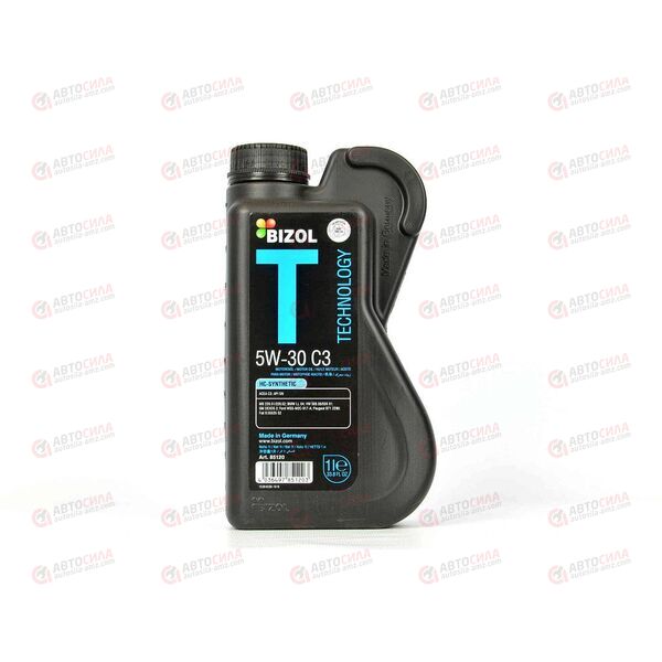 Масло ДВС BIZOL 5W30 SN C3 Technology Dexos 2 1 л (12 шт), Емкость: 1 л., изображение 2