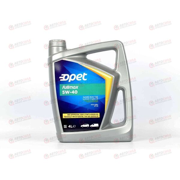 Масло ДВС FUCHS OPET 5W40 SN/CF A3/B4 Fullmax 4 л (4 шт), Емкость: 4 л, изображение 2