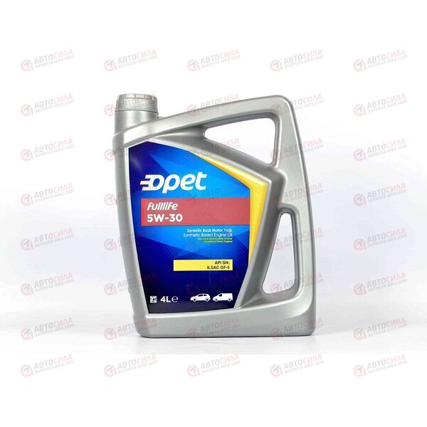 Масло ДВС FUCHS OPET 5W30 SN GF-5 Fulllife 4 л (4 шт), Емкость: 4 л, изображение 2