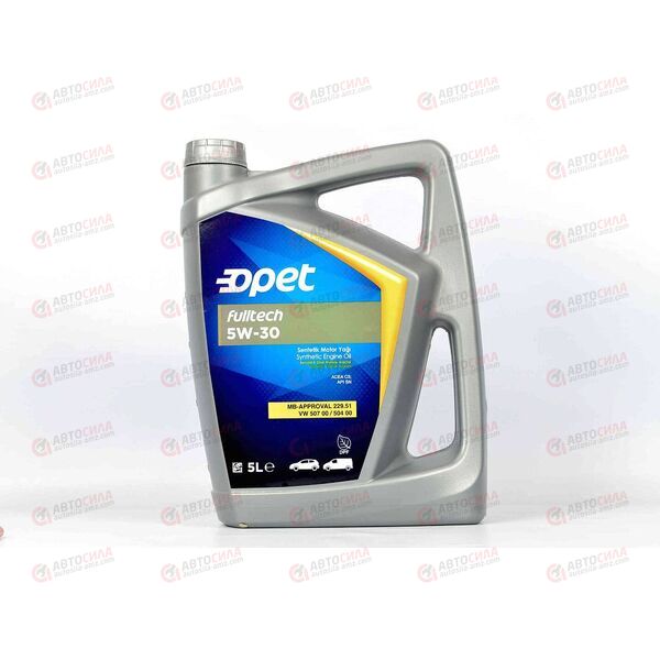 Масло ДВС FUCHS OPET 5W30 SN Fulltech C3 VW 504/507 5 л (4 шт), изображение 2