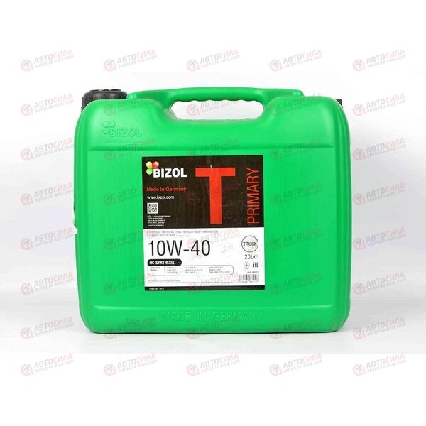 Масло ДВС BIZOL 10W40 CI-4/E4/E7 Truck Primary 20 л, изображение 2