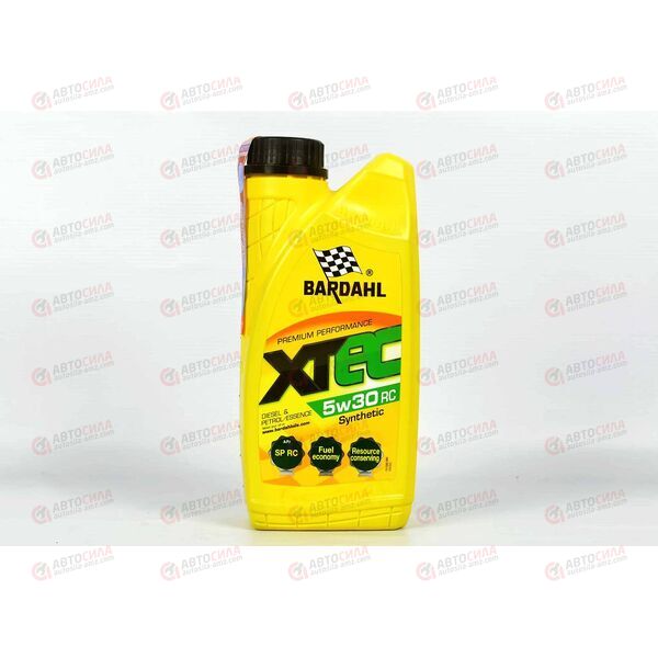 Масло ДВС Bardahl 5W30 XTEC RC 1 л, изображение 2