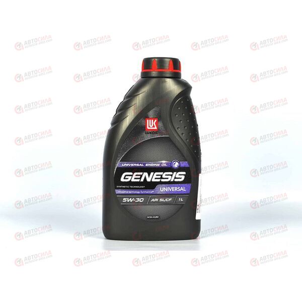 Масло ДВС Лукойл 5W30 SL/CF A5/B5 Genesis Universal 1 л, изображение 2