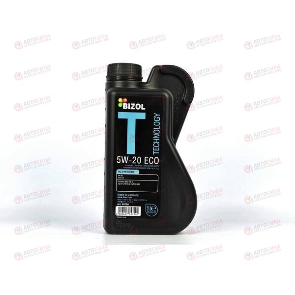 Масло ДВС BIZOL 5W20 ECO SN C5 Technology 1 л (12 шт), Емкость: 1 л., изображение 2