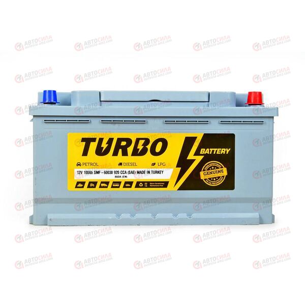 Аккумулятор 100VL TURBO BATTERY (R+) (0) SMF (пт 860) (353х175х190) ТУРЦИЯ, изображение 2